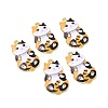 Alloy Enamel Pendants FIND-E031-02D-3