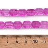 Transparent Glass Beads Strands GL-A001-01A-11-2