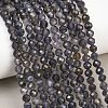 Natural Iolite Beads Strands G-RM250101-D7-1