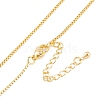 Heart Knot Rack Plating Brass Pendant Necklaces NJEW-S423-02G-3