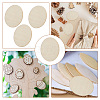 Unfinished Beech Wooden Blank Slices WOOD-WH0124-47C-5