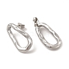 304 Stainless Steel Stud Earrings for Women EJEW-I281-38P-2