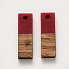 Resin & Walnut Wood Pendants RESI-S358-B-79-3