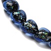 Handmade Dichroic Foil Glass Beads Strands DICH-U001-03I-3