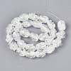Handmade Foil Glass Beads Strands FOIL-N033-02H-1