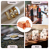 20Pcs Rectangle Polyester Imitation Burlap Packing Pouches Drawstring Bags ABAG-TA0001-96B-7