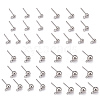 Non-Tarnish 40Pcs 4 Styles 202 Stainless Steel Ball Stud Earring Findings STAS-LS0001-13P-3