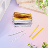 2 Bags 2 Colors Metallic Wire Twist Ties DIY-TADJ0001-04-4