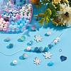 SUNNYCLUE DIY Snowflake Bracelet Making Kits DIY-SC0018-82-4