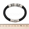 Braided Microfiber Leather Cord Bracelets BJEW-D304-16P-02-3