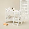 Wood Children Double-Layer Bunk Bed Miniature Ornaments PW-WG88645-01-4