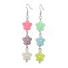 Acrylic Dangle Earrings EJEW-JE05752-01-1