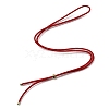 2.5MM Adjustable Braided Nylon Cords Necklace Making FB-CBAA152-02G-28-1
