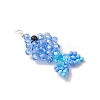 Faceted Glass Pendants PALLOY-MZ00661-04-3