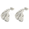 Non-Tarnish 304 Stainless Steel Stud Earrings for Women EJEW-S227-34P-1