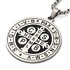 304 Stainless Steel Pendant Necklaces NJEW-S007-17P-2