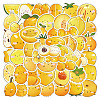 50Pcs Fruits Theme Waterproof PVC Stickers Set PW-WGDB468-01-2