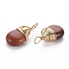 Synthetic Goldstone Pendants G-S359-294D-3