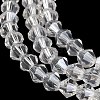 Transparent Electroplate Glass Beads Strands LS-GLAA-F029-2mm-A13-3