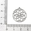 Hollow 201 Stainless Steel Pendants STAS-B136-11P-3