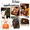 12Pcs 3 Colors Iron Bag Tuck Lock Clasp IFIN-ME0001-27-5