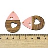 Resin and Walnut Pendants WOOD-I013-07B-3