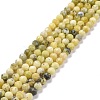 Natural Yellow Turquoise(Jasper) Beads Strands G-D463-11C-1