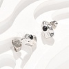 304 Stainless Steel Stud Earrings EJEW-F361-08P-5