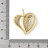 Valentine's Day Brass Micro Pave Clear Cubic Zirconia Pendants KK-E799-01D-G-3