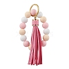 Valentine's Day Imitation Leather Tassel Keychain KEYC-JKC01122-2