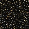 Spray Painted Glass Seed Beads SEED-F005-08A-03-3