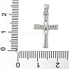 Brass Micro Pave Cubic Zirconia Pendants KK-U056-51P-3