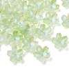 30Pcs Electroplate Transparent Glass Beads GLAA-YW0005-02G-1