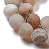 Natural Weathered Agate Beads Strands G-P538-A01-11-4