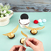 SUPERFINDINGS 3 Bags 3 Style Paper Cake Insert Card Decoration AJEW-FH0001-80-5
