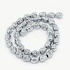 Electroplate Non-magnetic Synthetic Hematite Beads Strands G-J180-05-2