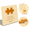 Wooden Commemorative Cards WOOD-WH0040-008-1