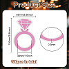 Paper Wine Glass Charms AJEW-WH0080-13F-2
