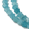 Dyed Natural Amazonite Beads Strands G-G085-B30-02-3