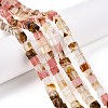 Tigerskin Glass Beads Strands G-T139-6x6-11A-1