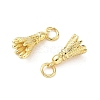 Brass Charms KK-I381-06G-02-2