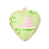 304 Stainless Steel Heart Locket Pendants STAS-Z168-02G-02-1
