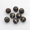 Brass Rhinestone Beads RB-A011-12mm-01AB-NF-1