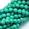 Natural Howlite Beads G-G904-8mm-04-2