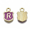 Alloy Enamel Charms ENAM-T012-03R-RS-3