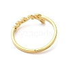 Ion Plating(IP) 304 Stainless Steel Word Frace Adjustable Ring RJEW-L107-020G-3