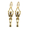 Alloy Skeleton Hoop Earrings EJEW-Z132-01AG-4