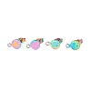 Ion Plating(IP) 304 Stainless Steel Stud Earring Findings STAS-O119-18D-M-3