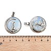 Opalite Flat Round Pendants FIND-A043-11P-3