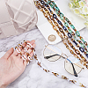 SUPERFINDINGS 6 Strands 6 Colors Handmade Acrylic Figaro Chains AJEW-FH0002-03-2
